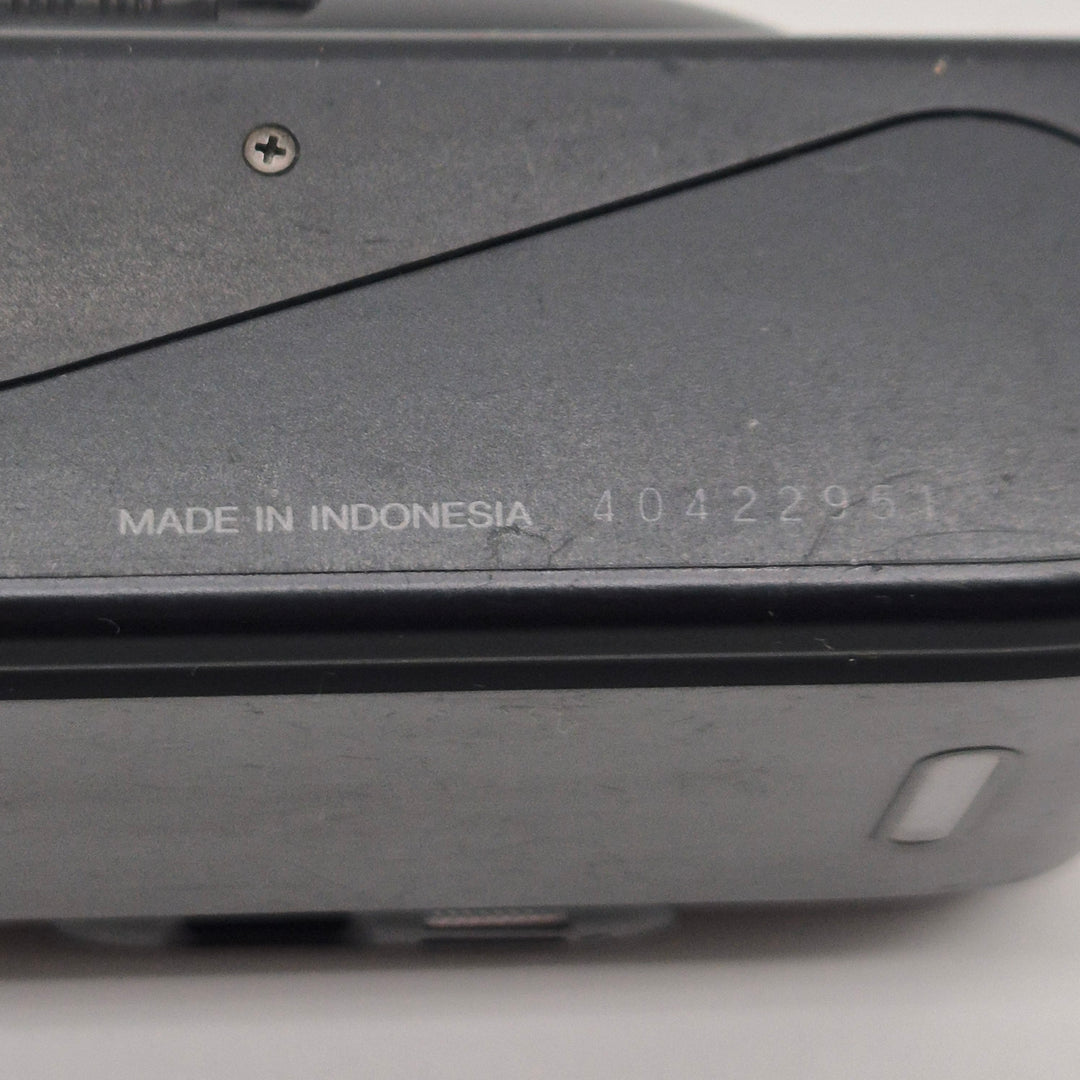 Retro Fuji analog kompaktkamera med blixt