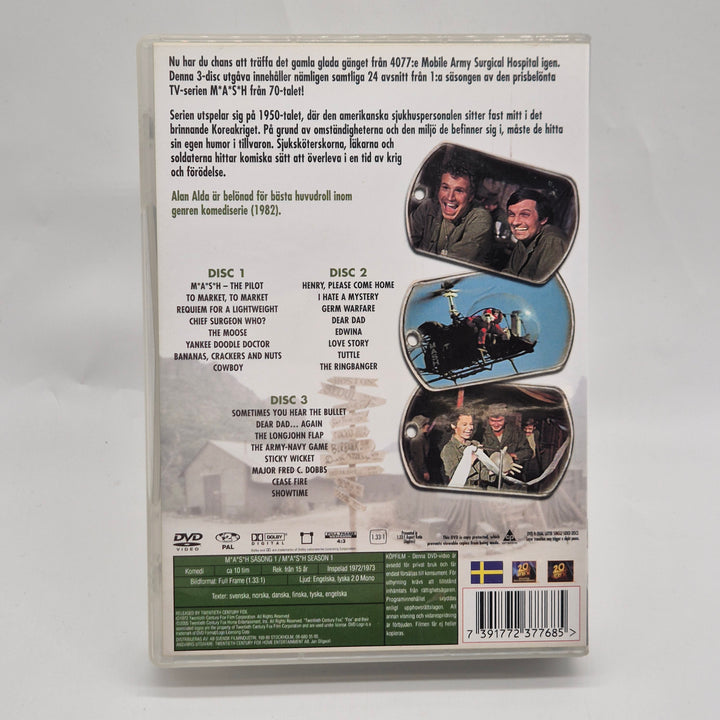 MASH säsong 1 retro DVD box begagnad