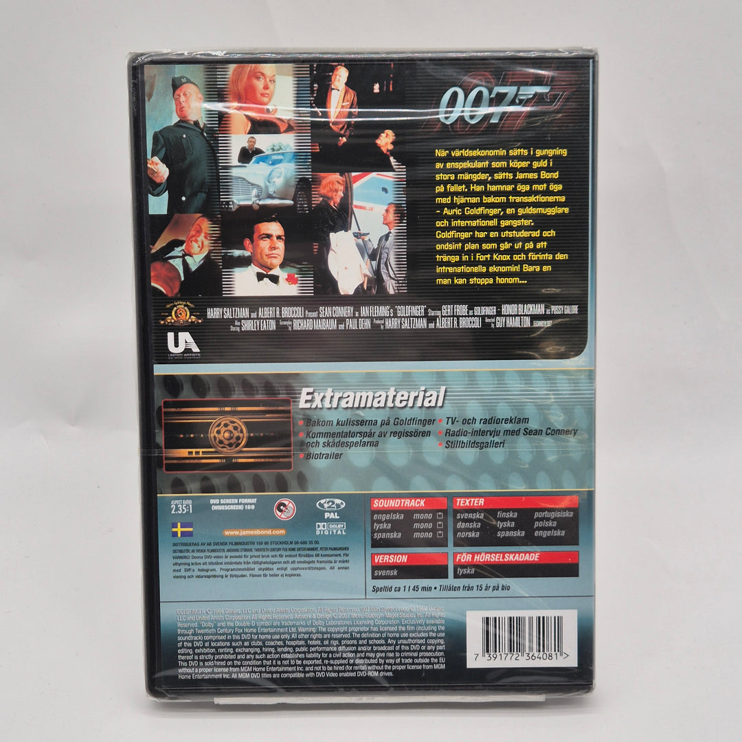 James Bond retro DVD-paket 5 filmer