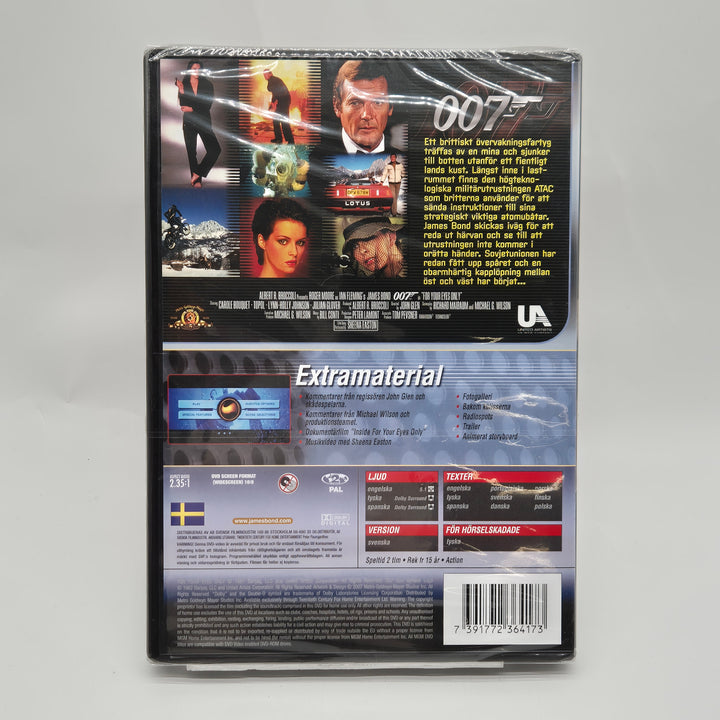 James Bond 007 MGM retro DVD paket