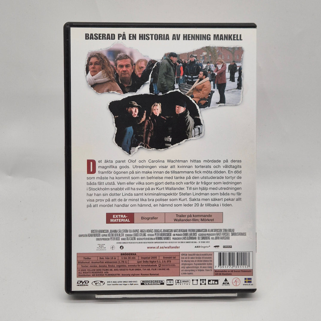 Mankells Wallander DVD paket 6 kriminalfilmer