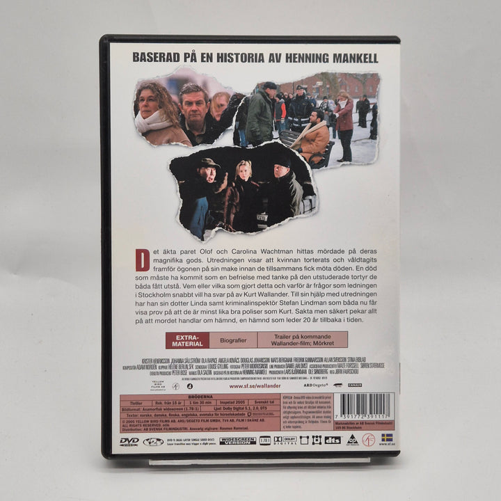 Mankells Wallander DVD paket 6 kriminalfilmer