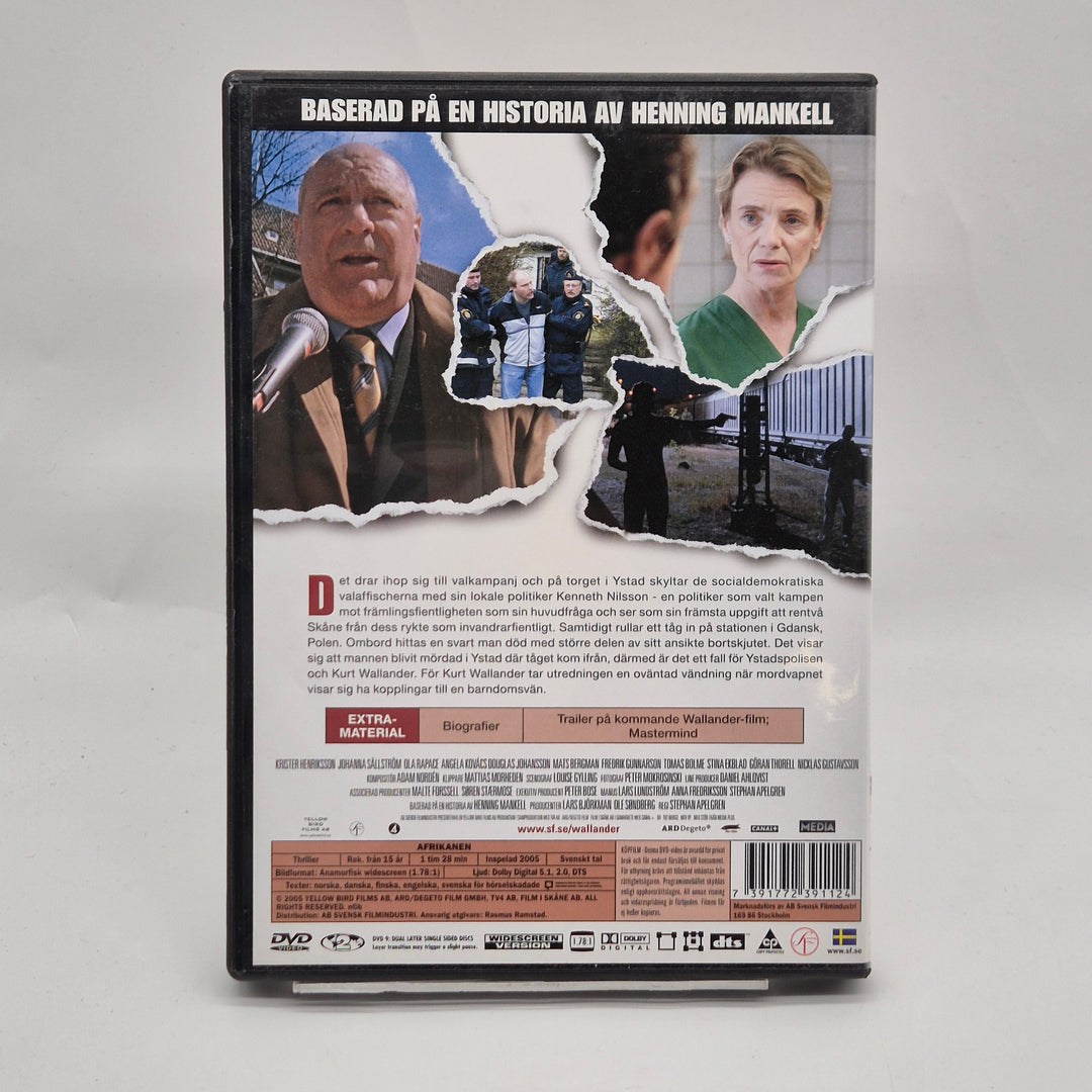 Mankells Wallander DVD paket 6 kriminalfilmer