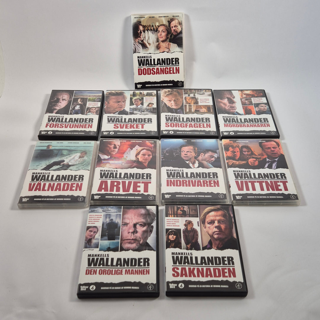 Mankells Wallander DVD samlingspaket kriminaldrama