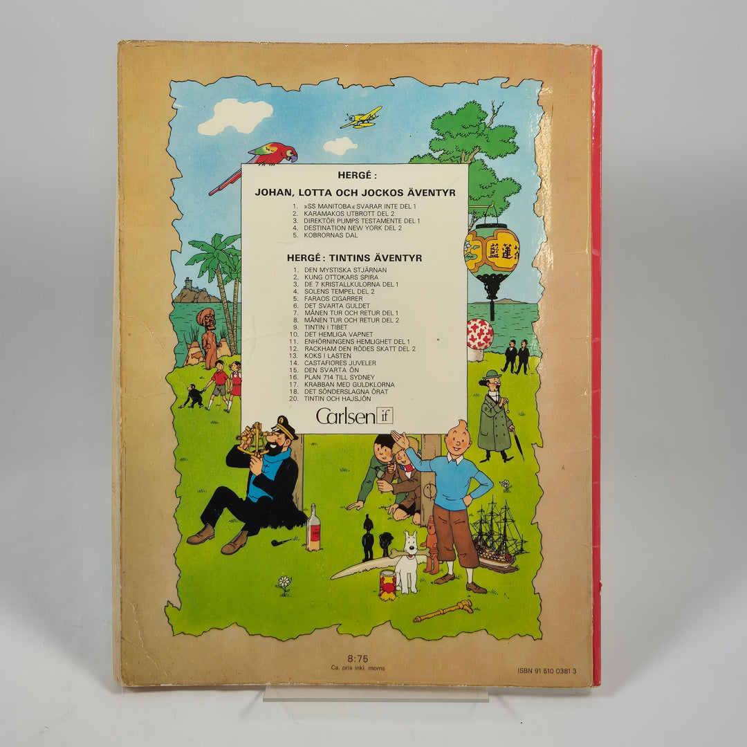 Tintin Rackham den Rödes skatt del 2 retro
