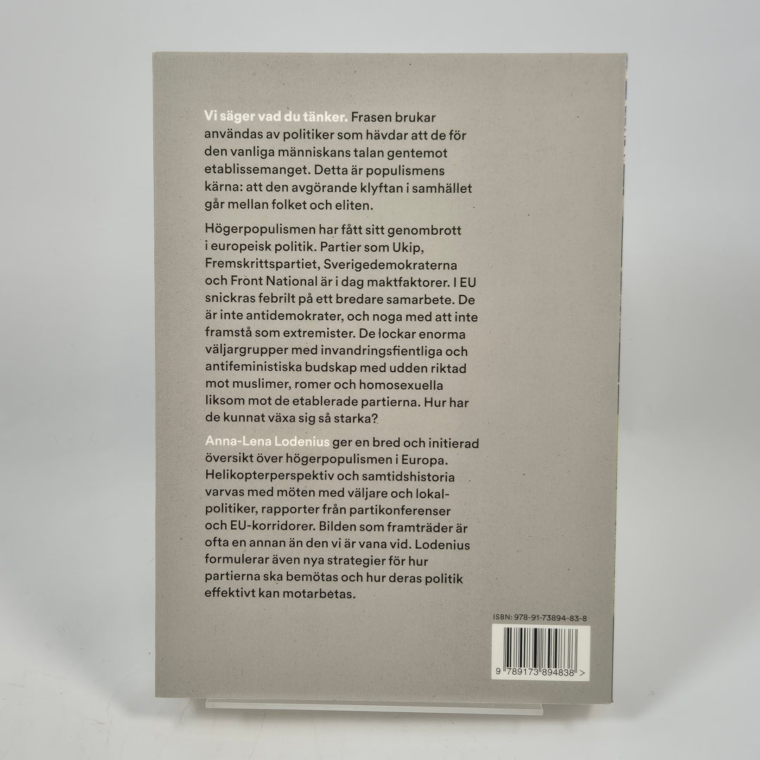 Vi säger vad du tänker bok Atlas begagnad