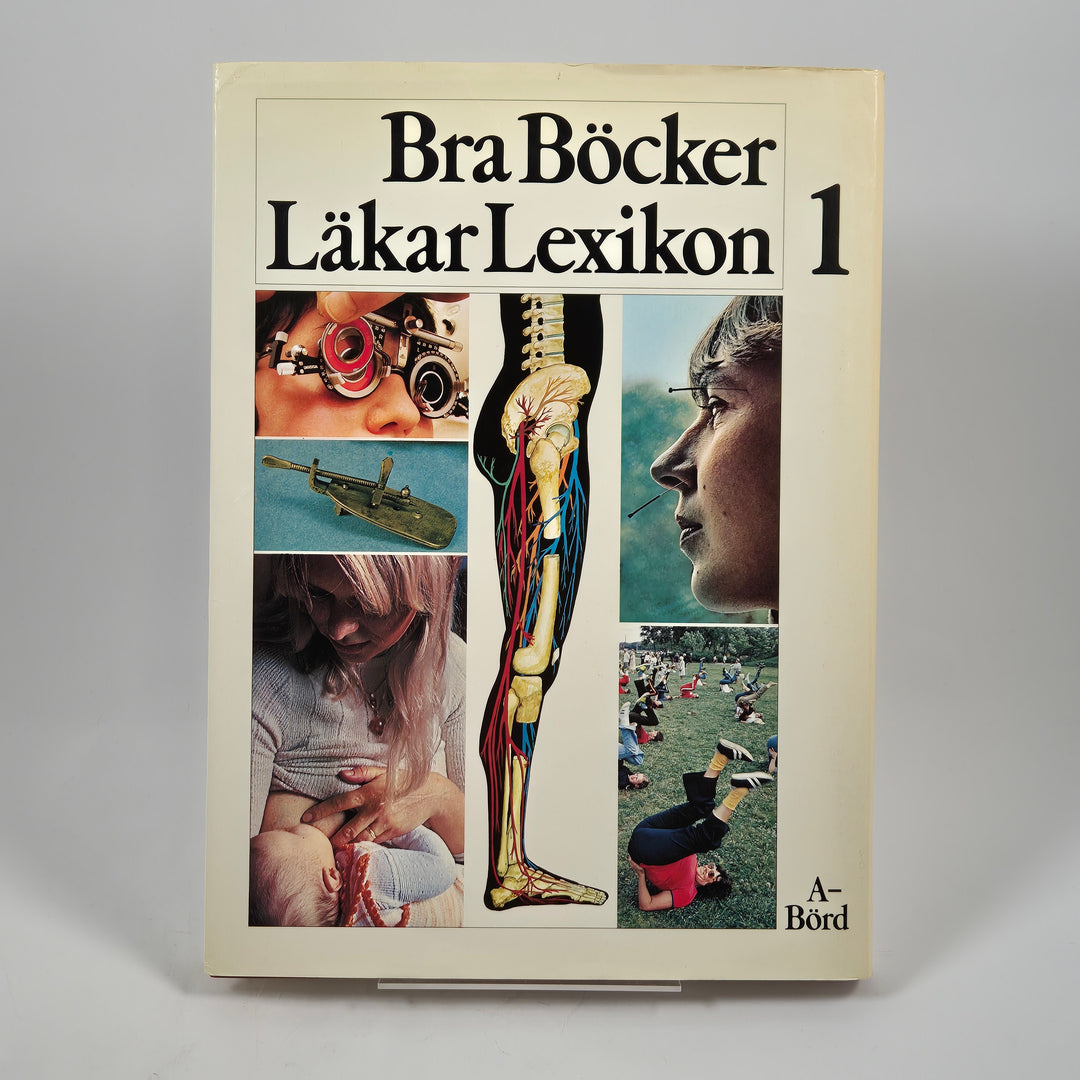 Bra Böckers Läkarlexikon del 1 retro bok
