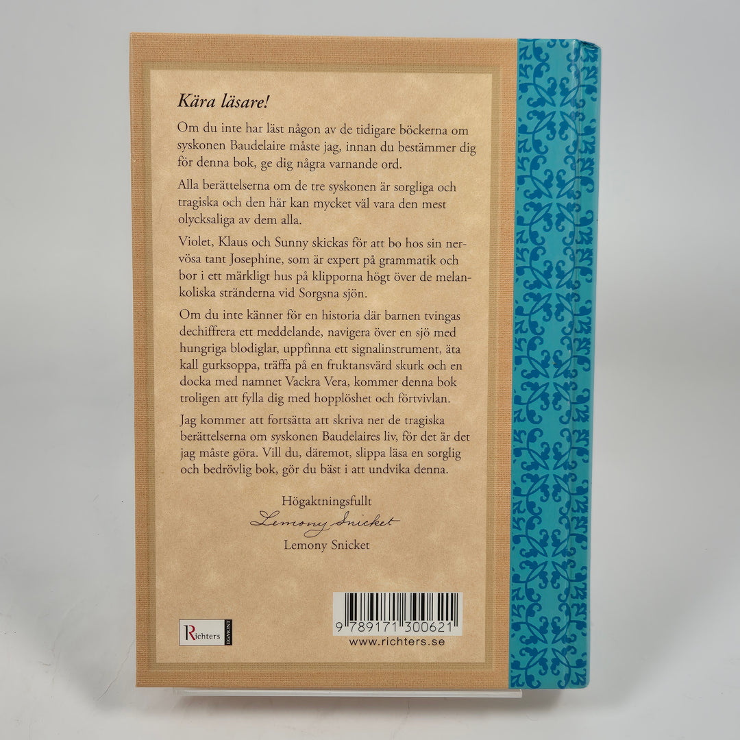 Den sorgsna sjön Lemony Snicket inbunden bok