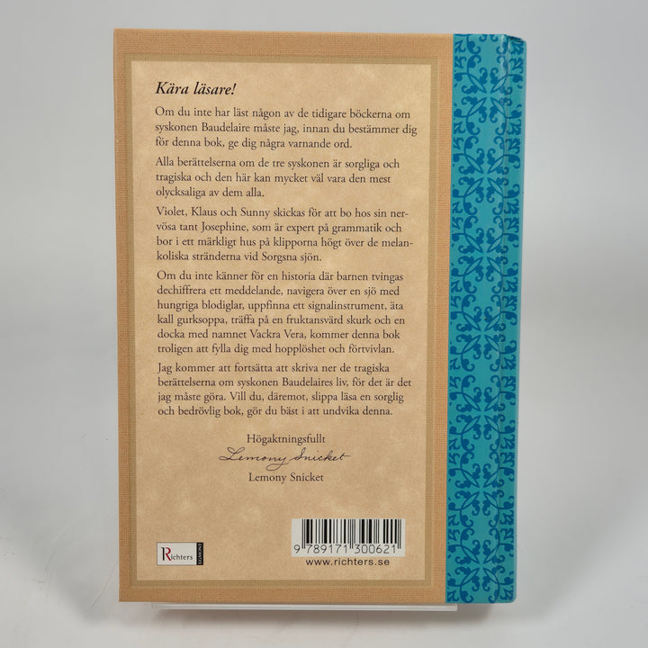Den sorgsna sjön Lemony Snicket inbunden bok