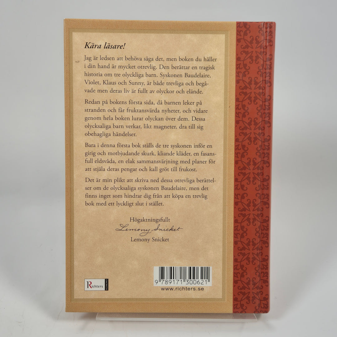 En olustig början Lemony Snicket inbunden bok
