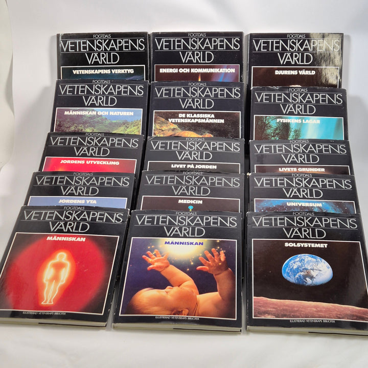 Fogtdals Vetenskapens Värld retro faktabokserie
