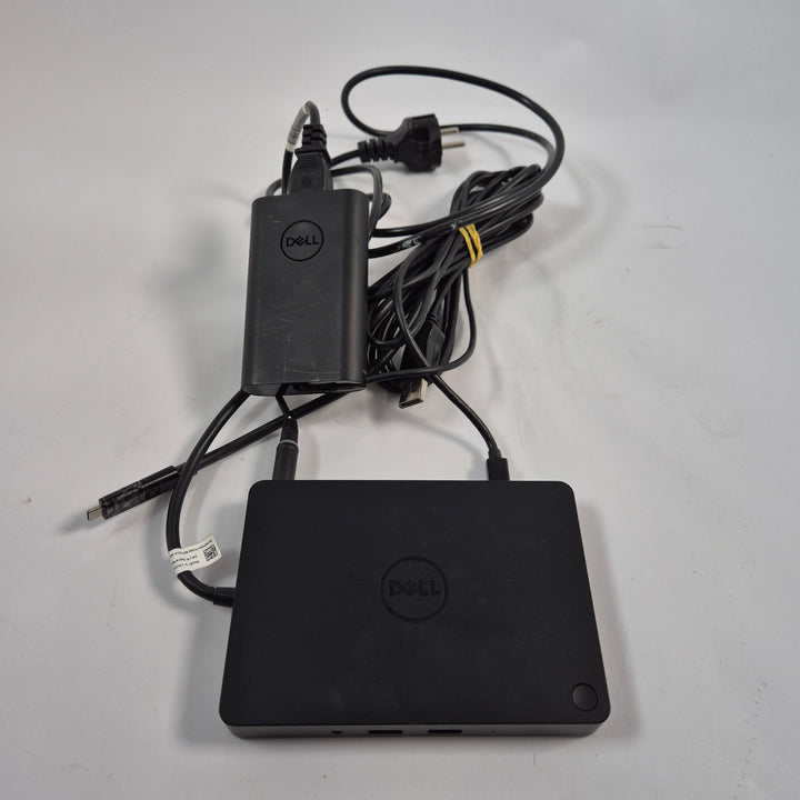 Dell dockningsstation med nätadapter svart kompakt