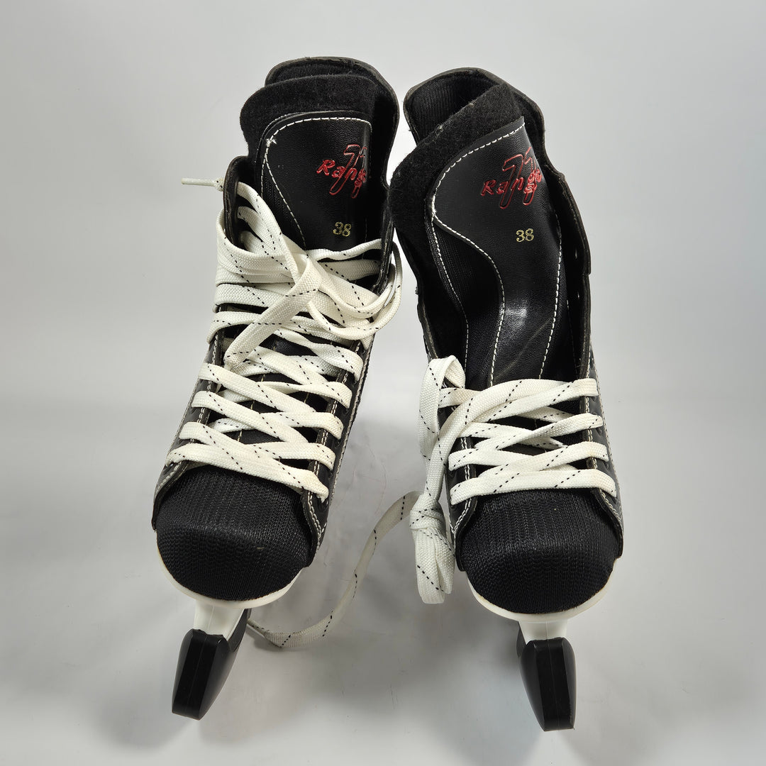 Ranger ishockeyskridskor svart klassisk stl 38
