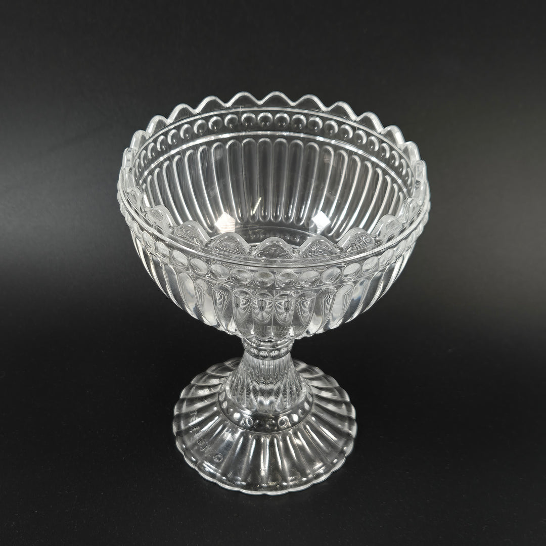 Elegant glasskål på fot Iittala