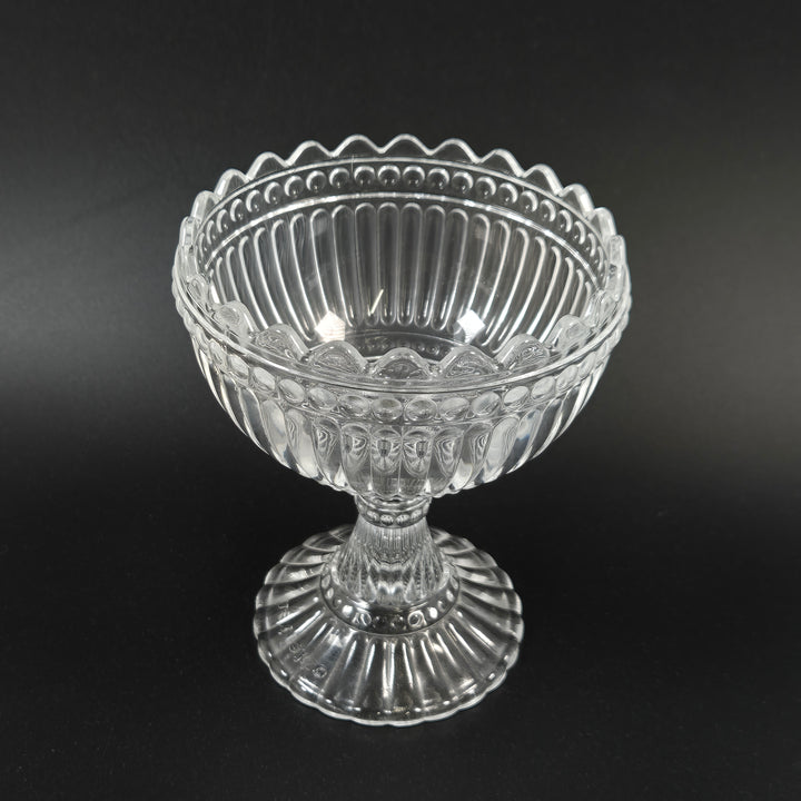 Elegant glasskål på fot Iittala