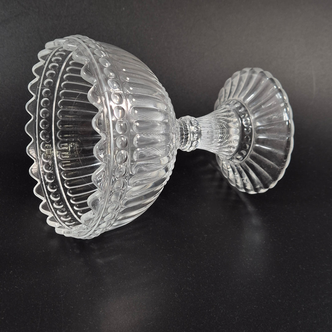 Elegant glasskål på fot Iittala