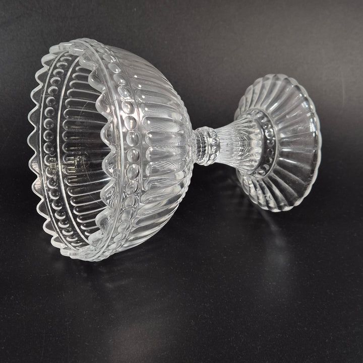 Elegant glasskål på fot Iittala