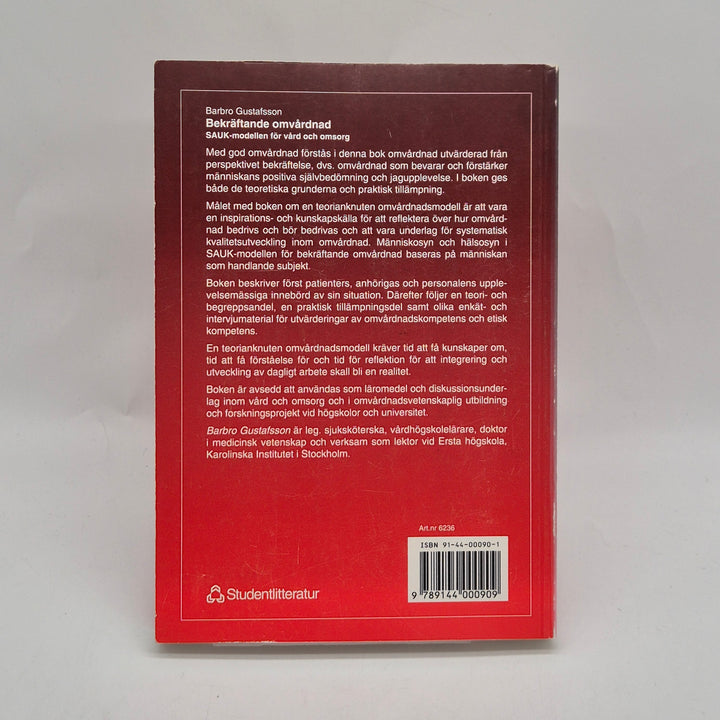 Bekräftande omvårdnad kursbok Studentlitteratur begagnad