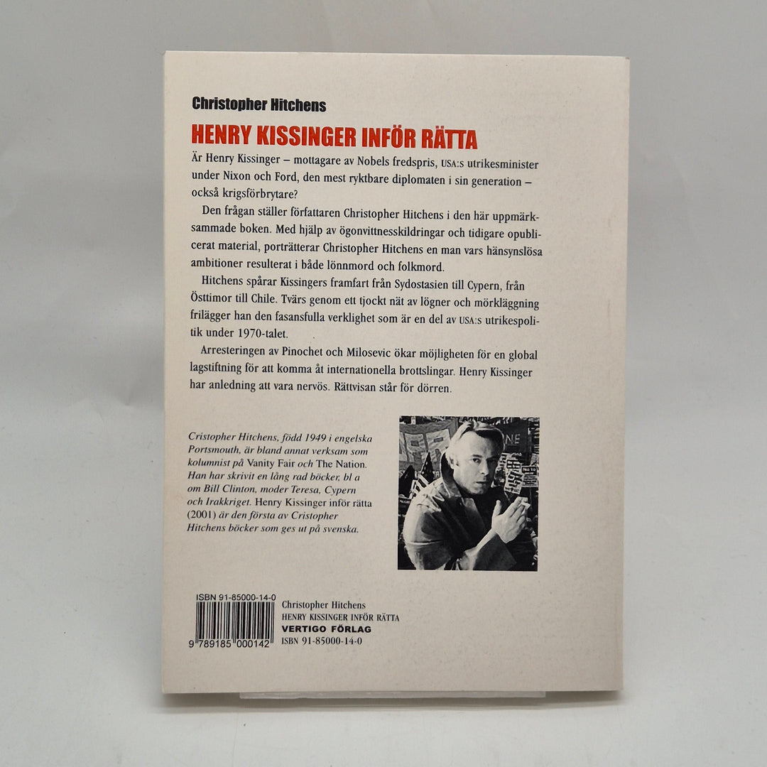 Henry Kissinger inför rätta pocket Vertigo