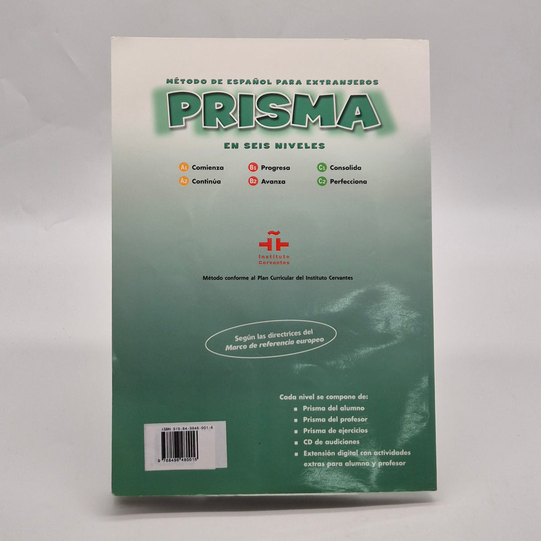 Prisma Continúa A2 spansk kursbok begagnad