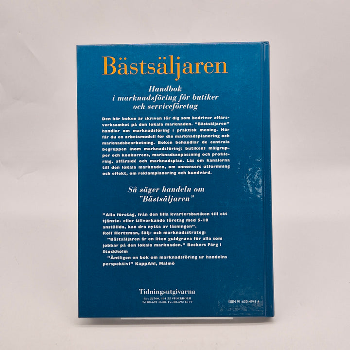 Bästsäljaren marknadsföring bok inbunden begagnad
