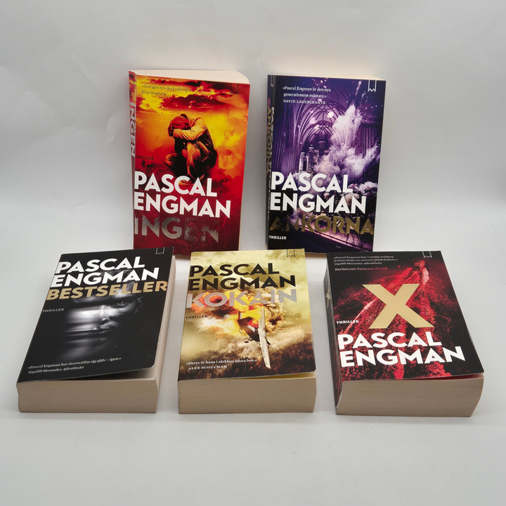 Bokpaket Pascal Engman fem nervkittlande pocketthrillers