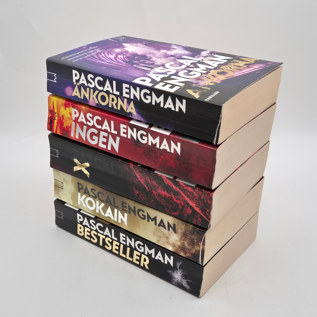 Bokpaket Pascal Engman fem nervkittlande pocketthrillers