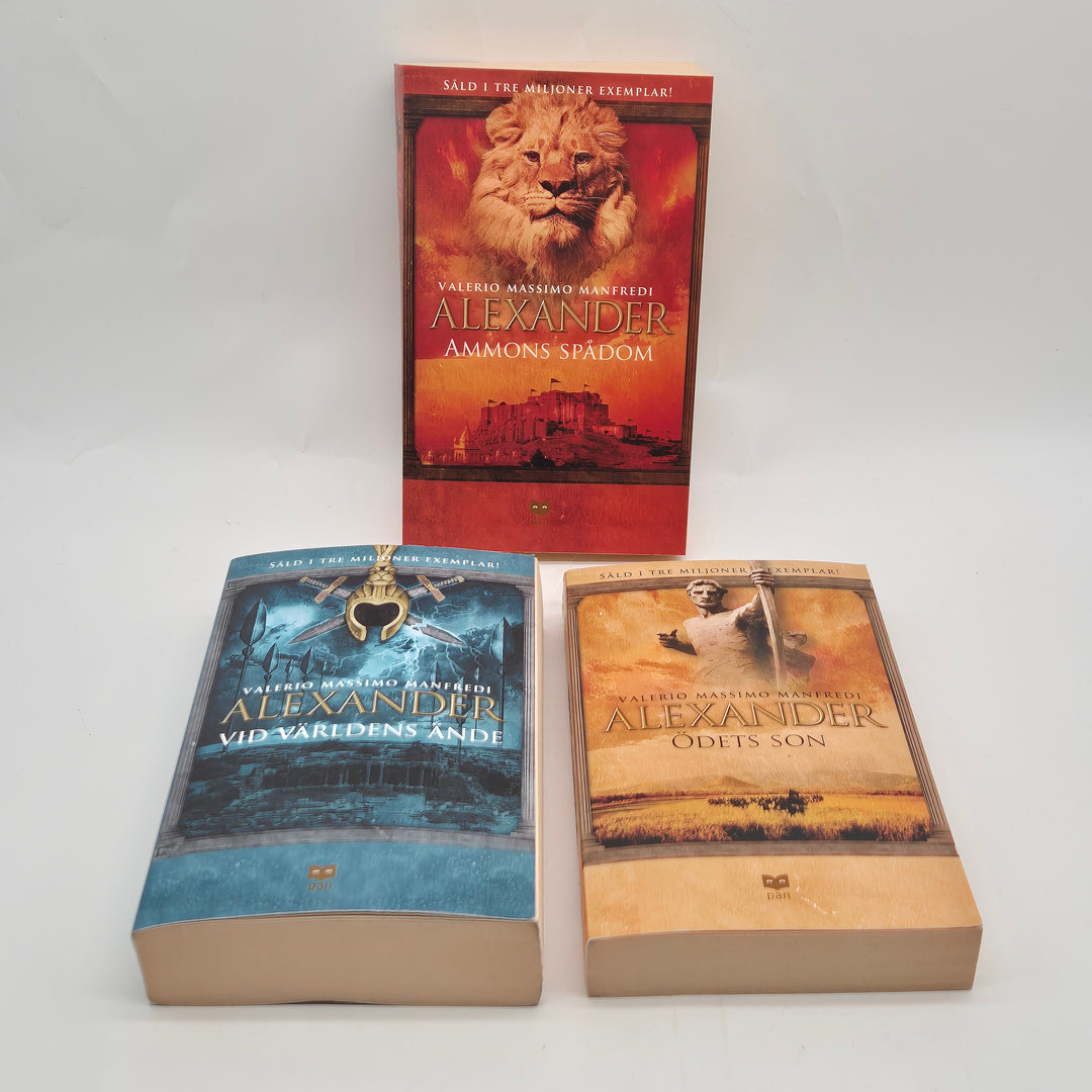 Alexandertrilogin bokpaket historiska romaner pocket