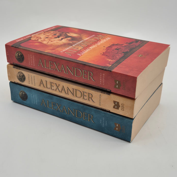 Alexandertrilogin bokpaket historiska romaner pocket