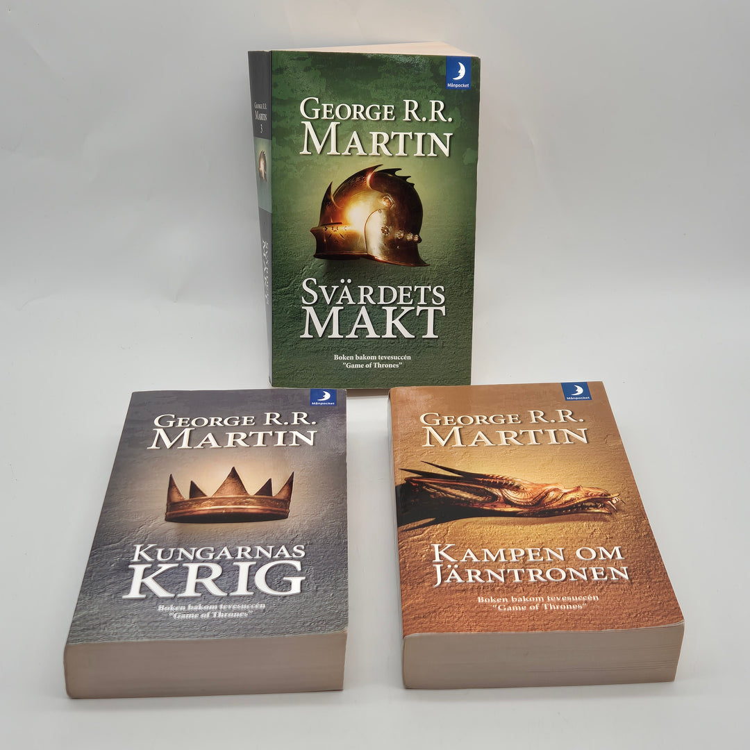 George R.R. Martin bokpaket Månpocket svenska