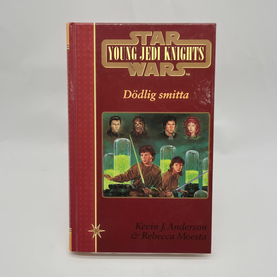 Star Wars bok Young Jedi Knights Dödlig smitta retro