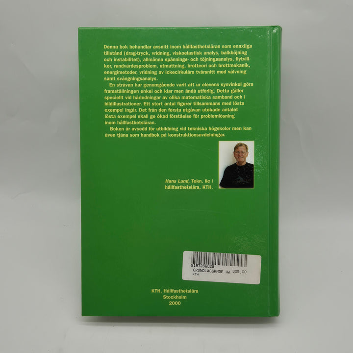 Grundläggande hållfasthetslära Hans Lundh kursbok