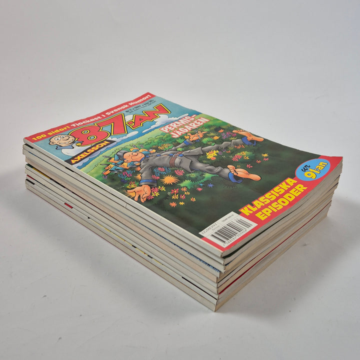 Retro serietidningar 87:an Axelsson samling