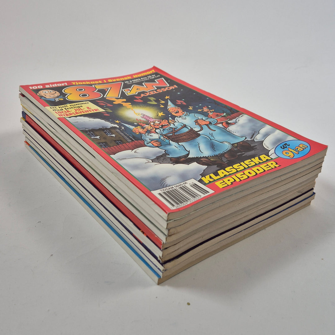 Retro serietidningar 87:an Axelsson samling