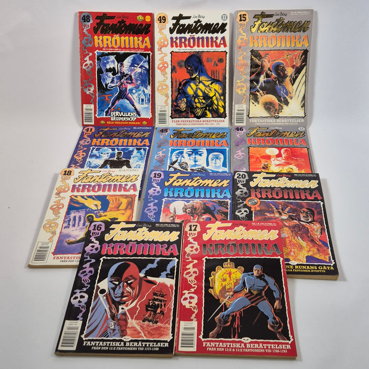 Retro serietidningar Fantomen krönika samlarset
