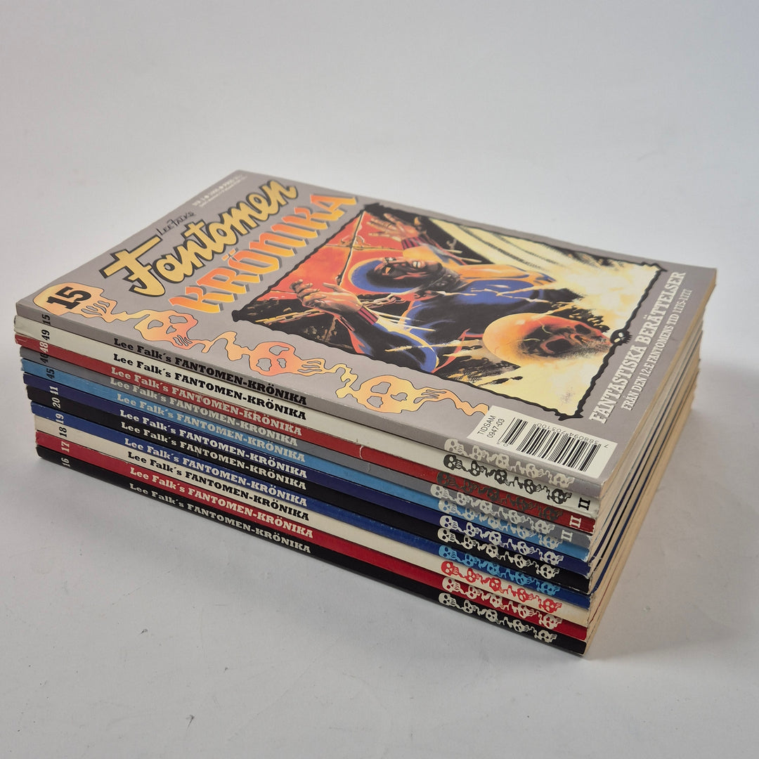 Retro serietidningar Fantomen krönika samlarset