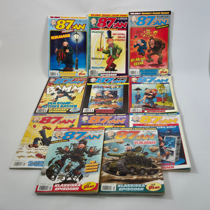 Retro serietidningar 87:an Axelsson samlarpaket