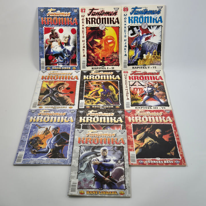 Retro serietidningar Fantomen Krönika samlarpaket