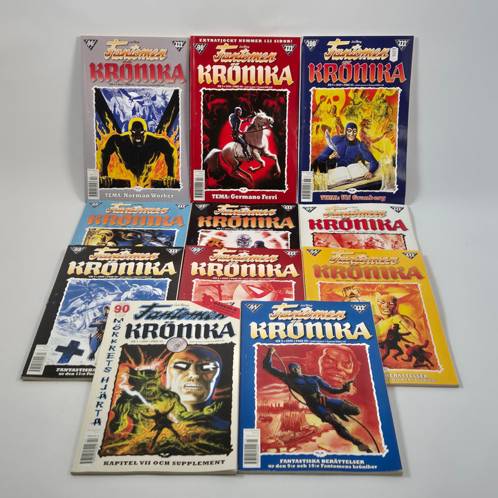 Retro serietidningar Fantomen Krönika samlarpaket