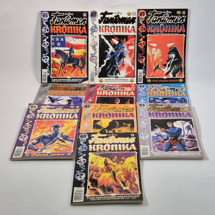 Retro serietidningar Fantomen Krönika samlarset
