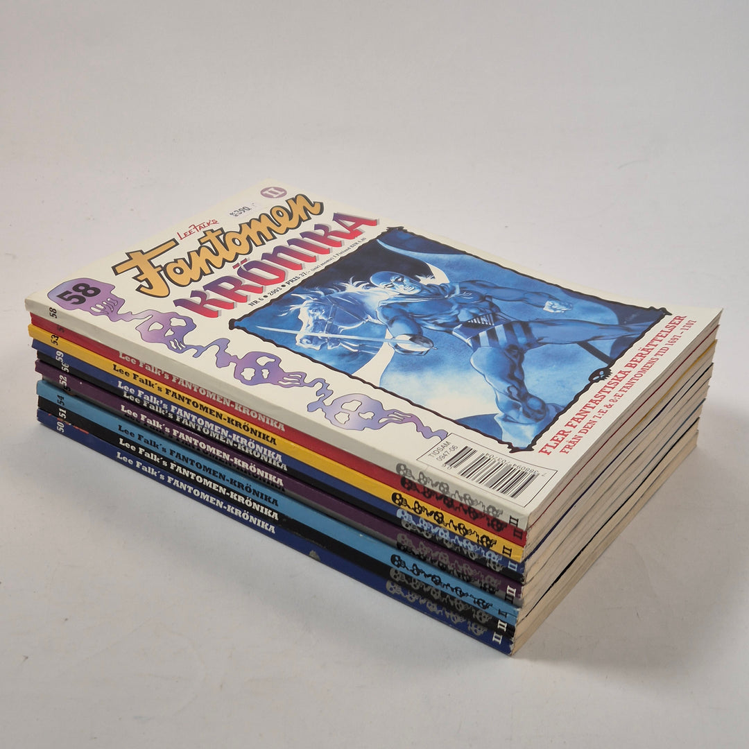 Fantomen Krönika retro samlarpaket 9 nummer