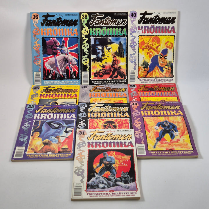 Retro Fantomen Krönika samlarpaket 8 nummer