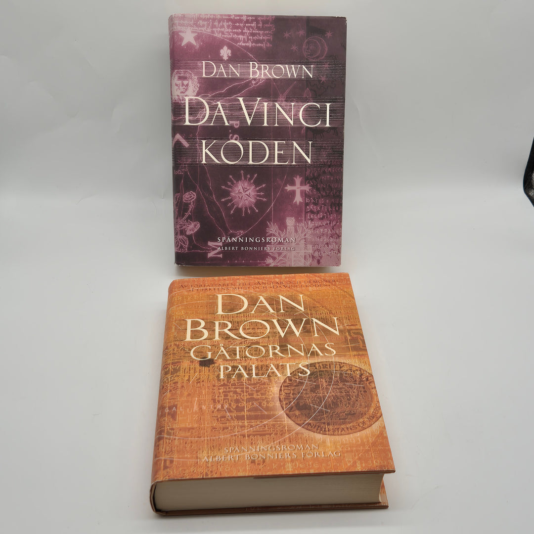 Dan Brown thrillerpaket Da Vinci-koden Gåtornas palats