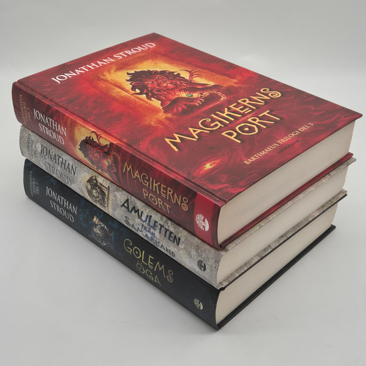 Bartimaeus fantasytrilogi inbundna böcker på svenska