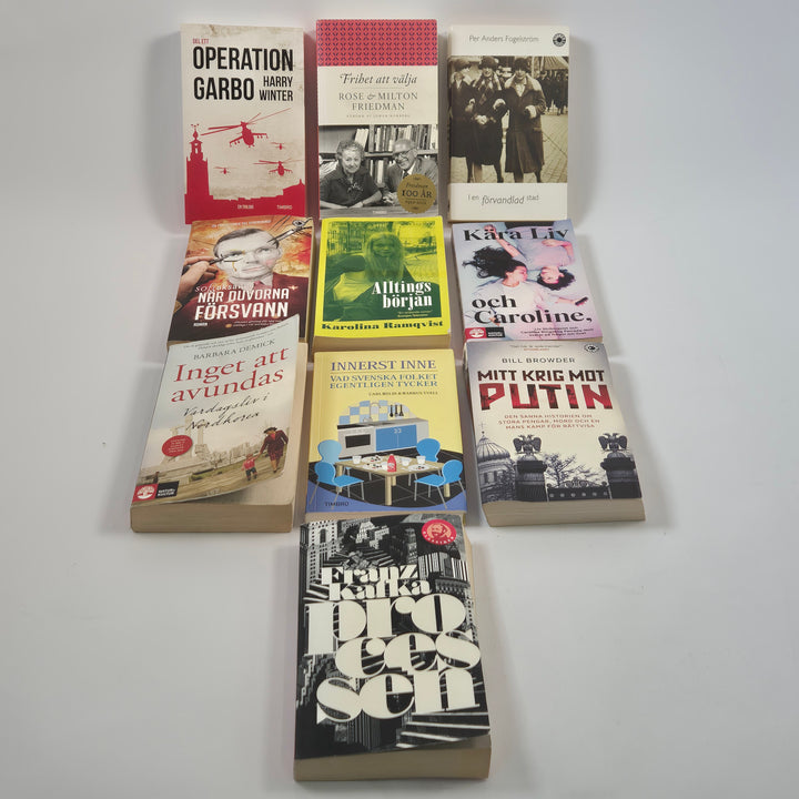 Bokpaket 10 pocket samhälle historia politik