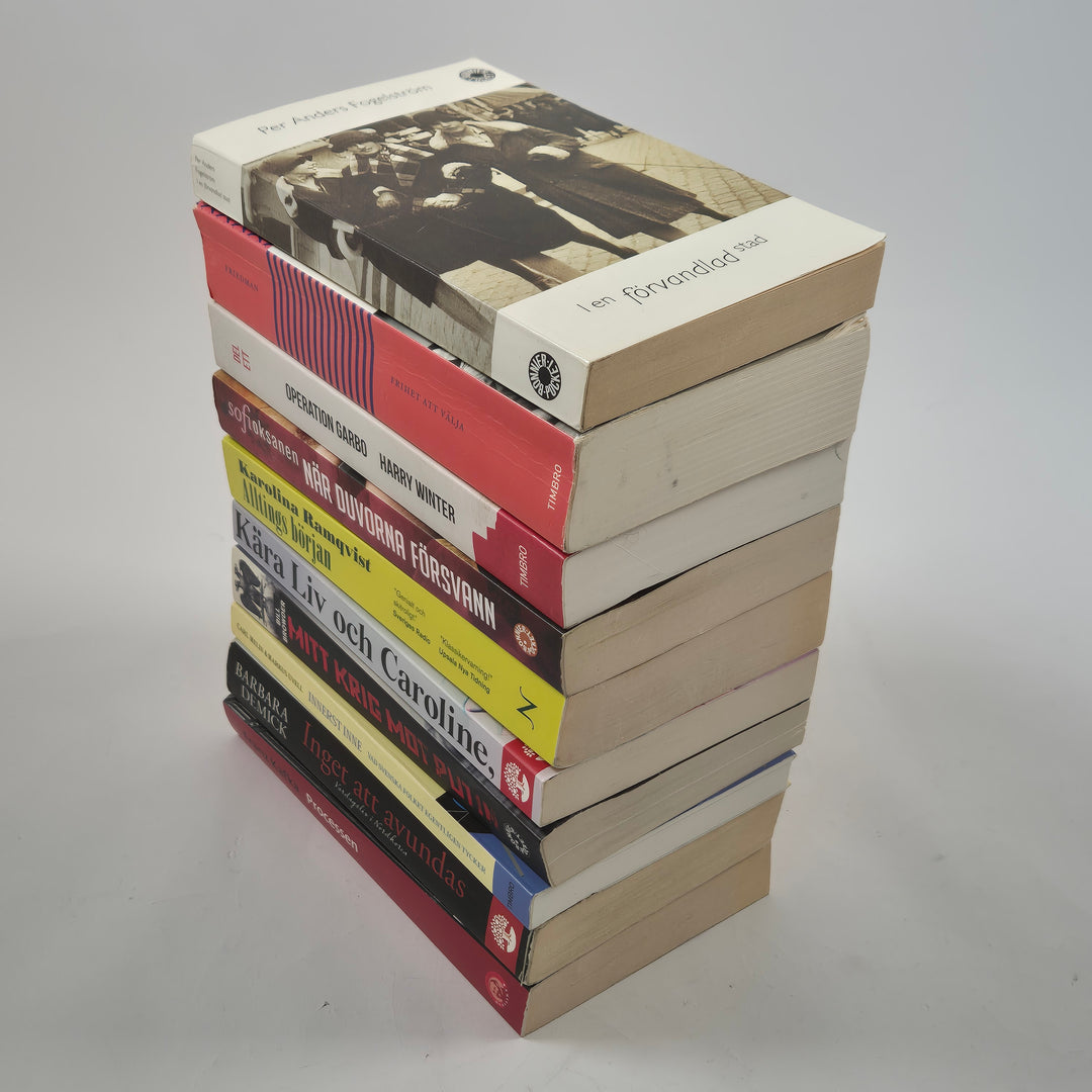 Bokpaket 10 pocket samhälle historia politik