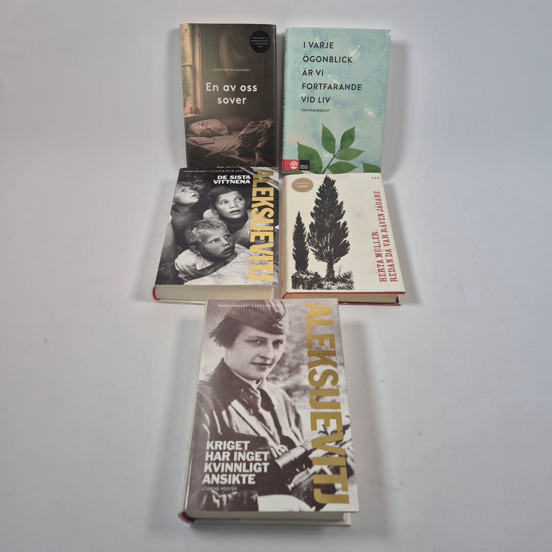 Bokpaket samtida prisbelönt prosa inbundet