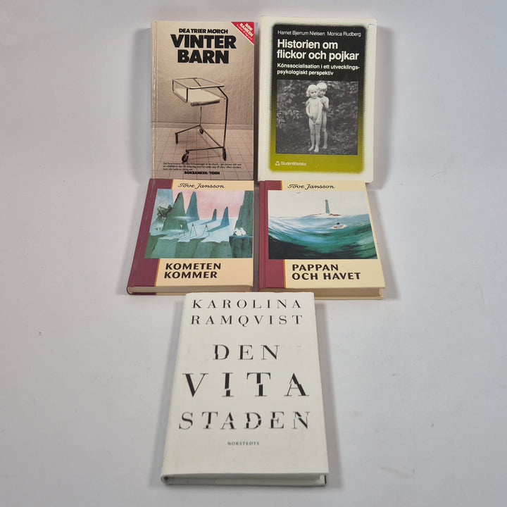Bokpaket med Mumin Tove Jansson och facklitteratur