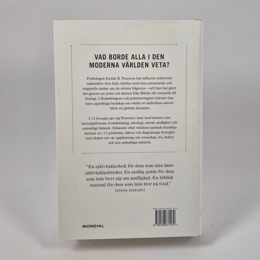 12 livsregler självhjälpsbok Jordan B Peterson