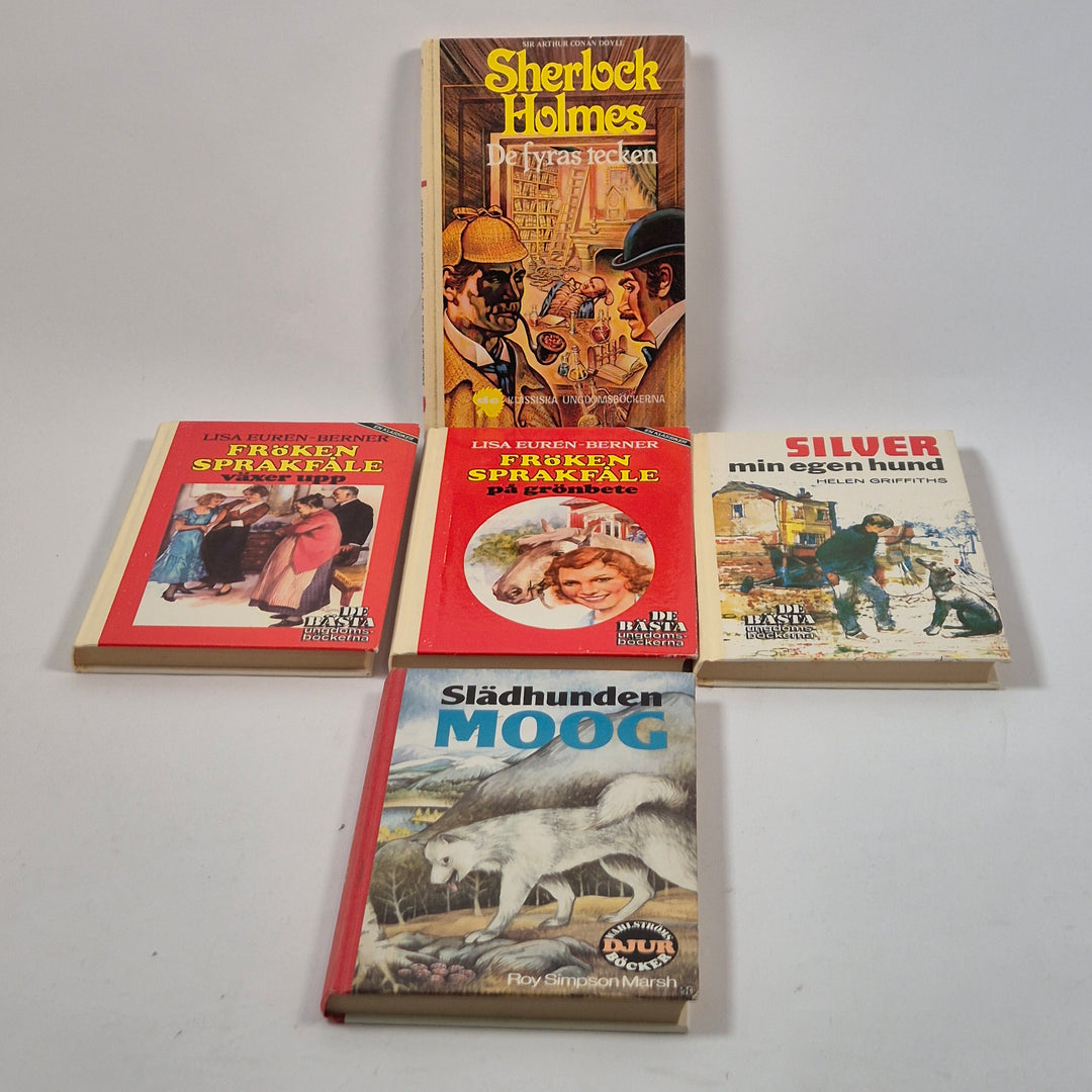 Retro bokpaket klassiska barn och ungdomsböcker
